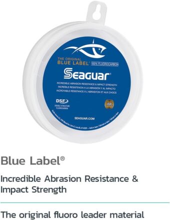 Seaguar Blue Label 100% Fluorocarbon Fishing Line Leader, Multiple Sizes - Image 6