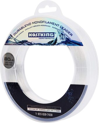 KastKing DuraBlend Monofilament Leader Line - Premium Saltwater Mono Leader Materials - Big Game Spool Size 120Yds/110M - Image 2