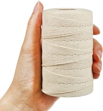 Tenn Well Cooking Twine, 3Ply 656Feet 1mm Food Safe Cotton Kitchen String Butchers Twine for Roasting, Trussing Turkey, Tying Meat, Making Sausage, Baking and More - Image 2