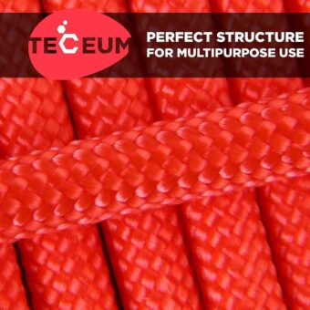 TECEUM Heavy Duty Rope 1000 – 1000ft / 200ft / 100ft / 50ft – 40+ Colors – Utility Rope for Survival & Camping Gear – Nylon String, Camping Rope, para Cord, Utility Nylon Rope, Tent Cord - Image 2