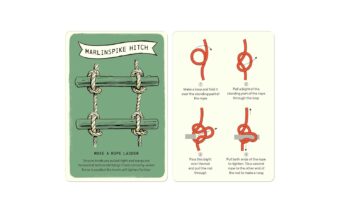 Know Your Knots: Learn the best knots for outdoor adventures - 30 cards and 2 ropes - Image 4