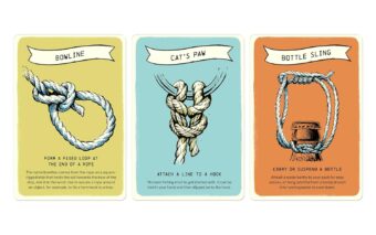 Know Your Knots: Learn the best knots for outdoor adventures - 30 cards and 2 ropes - Image 5