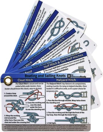 Boating and Sailing Knot Cards - Waterproof Guide to 20 Nautical Knots - Image 3