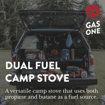 Gas One GS-3400P Propane or Butane Stove Dual Fuel Stove Portable Camping Stove - Patented - with Carrying Case Great for Emergency Preparedness Kit - Image 4