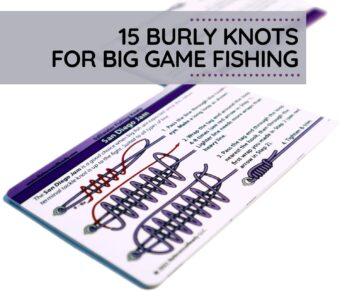 Saltwater Fishing Knot Cards - Waterproof Pocket Guide to 15 Big Game Fishing Knots | Includes Portable Book of Inshore and Deep Sea Fishing Knots and a Mini Carabiner - Image 2