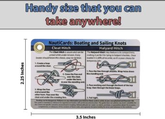 Boating and Sailing Knot Cards - Waterproof Guide to 20 Nautical Knots - Image 2