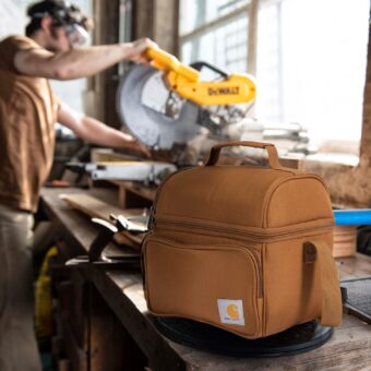 Carhartt Camping Cooler, Worksite Lunchbox, Soft Shell Cooler for Construction Sites, Work and Everyday Use Cooler, Carhartt Brown - Image 2