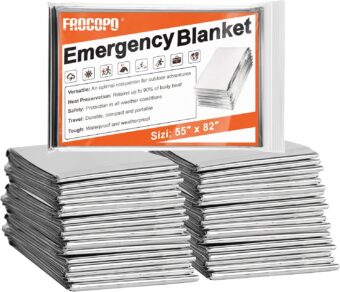 6 Pack Emergency Mylar Blanket, Emergency Blanket Space Blanket Survival Rescue Insulating Reflective foil kit Outdoors Hiking Camping Blanket Perfect for Outdoors, Hiking, Camping Survival - Image 5