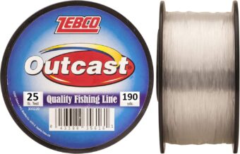 Zebco Outcast Monofilament Fishing Line, Low Memory and Stretch, High Tensile Strength - Image 2