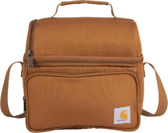 Carhartt Camping Cooler, Worksite Lunchbox, Soft Shell Cooler for Construction Sites, Work and Everyday Use Cooler, Carhartt Brown - Image 4