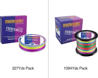 RIKIMARU Braided Fishing Line Abrasion Resistant Superline Zero Stretch&Low Memory Extra Thin Diameter 327-1094 Yds, 4-180LB - Image 2