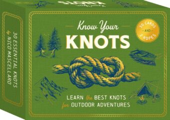 Know Your Knots: Learn the best knots for outdoor adventures - 30 cards and 2 ropes - Image 3