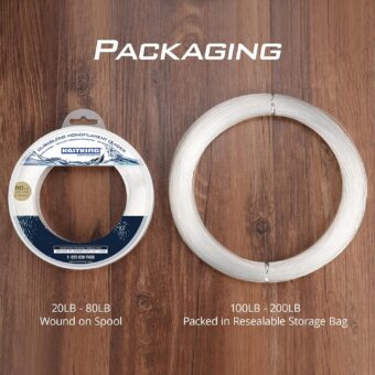 KastKing DuraBlend Monofilament Leader Line - Premium Saltwater Mono Leader Materials - Big Game Spool Size 120Yds/110M - Image 6