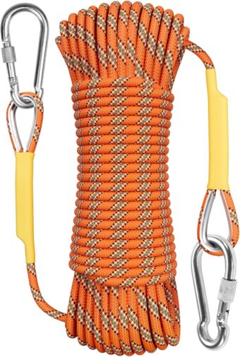 X XBEN Outdoor Climbing Rope 10M(32ft) 20M(64ft) 30M(96ft) 50M(160ft) 70M(230ft) 152M(500FT) 352M(1000FT) Static Rock Climbing Rope for Escape Rope Ice Climbing Equipment Fire Rescue Parachute - Image 4